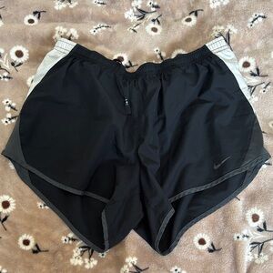Nike Black and White Athletic Shorts